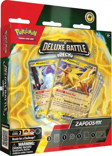 Cards Deluxe Battle Deck Zapdos ex Pokemon TCG 5903076515391