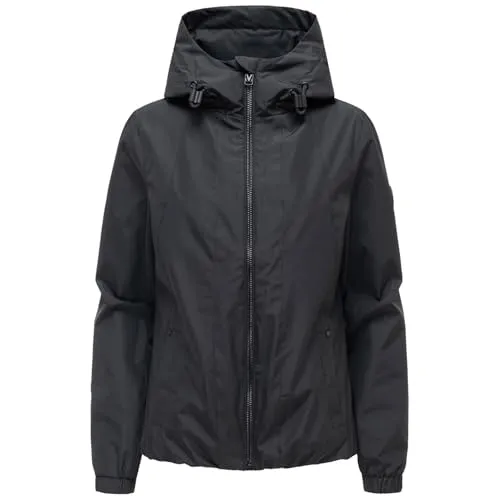 Marikoo Damen Übergangsjacke Yoshikoo mit Kapuze – Funktional und Stilvoll - Die Übergangsjacke Yoshikoo von Marikoo vereint ein schlichtes Design mit praktischen Features. Wasserabweisend und leicht, ideal für Frühling und Herbst. Integrierte Kapuze und Fleecefutter bieten Komfort und Schutz.