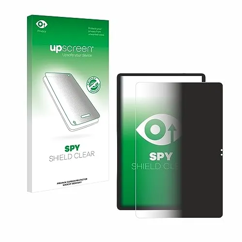 upscreen Anti-Spy Blickschutzfolie für Samsung Galaxy Tab S9 Plus WiFi (Hochformat) Privacy Screen Displayschutz-Folie [Sichtschutz, Blaulichtfilter]