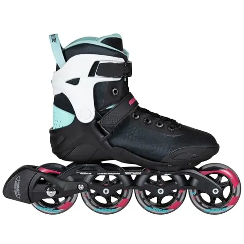 Powerslide Inline Skate Phuzion Radon Teal 90 - Fitness für Damen und Herren - Inliner mit TRINITY X Technologie für optimalen Kraftübertrag und personalisierte Anpassung. Hochwertige Teile sorgen für besten Komfort und Leistung.