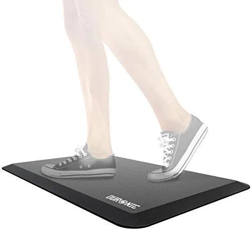 Duronic DM-MAT1 Anti-Ermüdungsmatte 81 x 51 cm - Rutschfeste Komfortmatte für Büro und Zuhause, entlastet Gelenke und verbessert die Durchblutung beim Stehen.