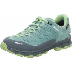 Meindl Lite Trail Lady GTX Damen Pinie Lemon Outdoorschuh - Wanderschuhe mit wasserdichter Gore-Tex Membran, ideal für sportliche Outdoor-Aktivitäten und optimalen Komfort auf allen Wegen.