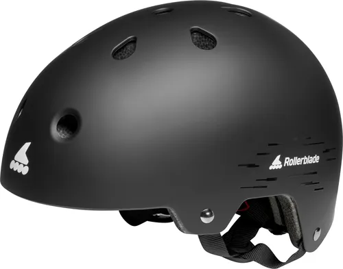 ROLLERBLADE DOWNTOWN Helm 2026 black - L - Der DOWNTOWN Helm 2026 in Schwarz schützt beim Skaten und bietet dank belüfteter Konstruktion und robustem Design Komfort und Sicherheit. Ideal für sportliche Aktivitäten mit individuellem Größenanpassungssystem.