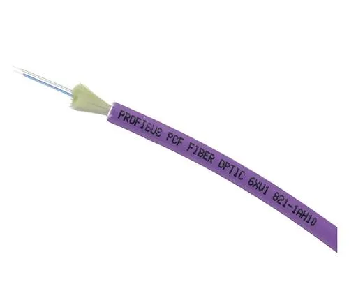 Siemens 6XV1821-1CT10 LWL-Kabel - Steckverbinder für PROFIBUS, 100 m lange Fiber Optic Leitung mit 4 PCF-Simplex-Steckern für zuverlässige Datenübertragung.