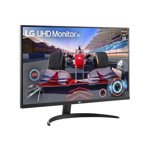 LG UHD 4K Monitor 32UN550-W - 31,5 Zoll mit HDR10 - UHD 4K Monitor mit 31,5 Zoll VA-Display, HDR10 und Gaming Features wie AMD FreeSync. Ideal für beeindruckende Bildqualität und ergonomisches Arbeiten.