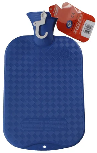 Fashy Wärmflasche Halblamelle saphir 6440 - Wärmflasche mit Halblamellen-Design, bietet angenehme Wärme und ist ideal für Entspannung und Schmerzlinderung.