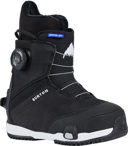BURTON GROM STEP ON Boot 2025 black - 28 - Der BURTON GROM STEP ON Boot 2025 black - 28 bietet Kindern unkomplizierte Freiheit beim Snowboarden. Mit dem innovativen Step On System und BOA Drehverschluss ist der Einstieg kinderleicht und die Anpassung schnell erledigt.