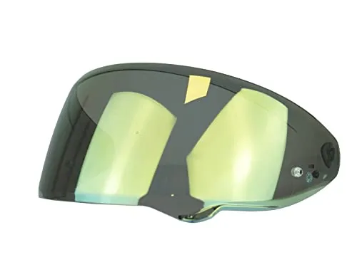 HJC Visier HJ38 für I71 und F71 - Gold verspiegelt - Motorrad-Headsets, Full-Face-Visier mit antikratz Beschichtung und UV-Schutz, ideal für alle Jahreszeiten.