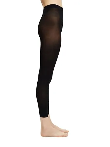 ESPRIT Damen Leggings 50 DEN W Le halb-blickdicht einfarbig 1 Stück, Schwarz Black 3000-O, 40-42