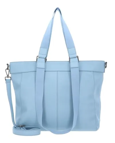 FREDsBRUDER Shopper Keep On Smiling - Großer und vielseitig tragbarer Shopper von FREDsBRUDER, ideal für jeden Anlass. Mit geräumigem Hauptfach und mehreren Fächern für optimale Organisation. Zeitloses Design in Shy Blue sorgt für Stil und Funktionalität.