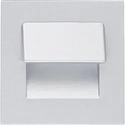 Wandeinbauleuchte Life LV230/AL/BI, 230V, Aluminium - 70 x 70 x 43 mm