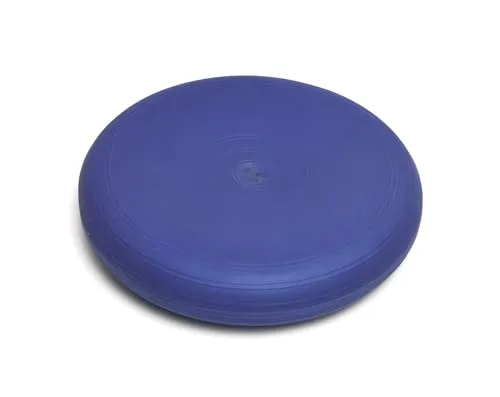 Togu Dynair Ballkissen 33 cm, blau-lila - Gleichgewichtskissen für dynamisches Sitzen und Training, fördert Rückengesundheit und Balance, ideal für Büro, Zuhause und unterwegs, mit Übungsbeispielen, Made in Germany.