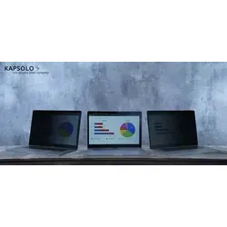 KAPSOLO 4-wege Blickschutzfilter selbstklebend für MacBook Pro 13 retina Model 2017, Pro 13(M2/2022), Air 13(2018)