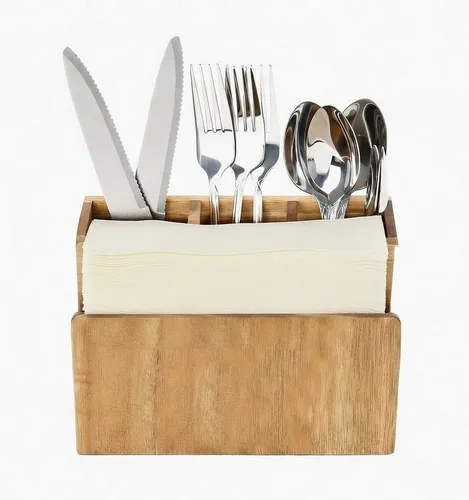 Cheffinger Besteckhalter Besteckständer Besteckhalter Organizer Serviettenhalter CHEFFINGER