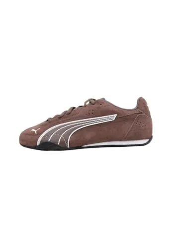 PUMA Erwachsene Catch Sneakers 44 - Flache Sneakers in Bronze, Weiß und Braun - Herren-Sneaker mit regulärer Breite und abgerundetem Zehentyp, ideal für den täglichen Komfort und lässigen Style.