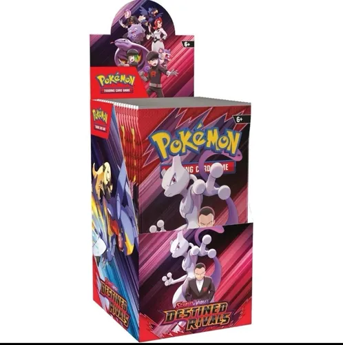 Pokémon KP10 Ewige Rivalen Booster-Display (Deutsch) - Entdecke die spannende Pokémon-Welt mit dem KP10 Ewige Rivalen Booster-Display! Enthält 18 Boosterpacks mit je 10 Karten, darunter seltene Holo-Karten. Ideal für Sammler und Spieler, um neue Strategien zu entwickeln und die Sammlung zu erweitern!