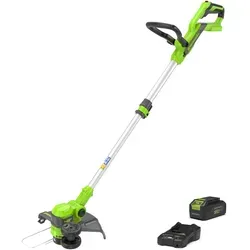 Greenworks 48V DVT Grass Trimmer & Edger 30cm inkl. 2Ah Battery