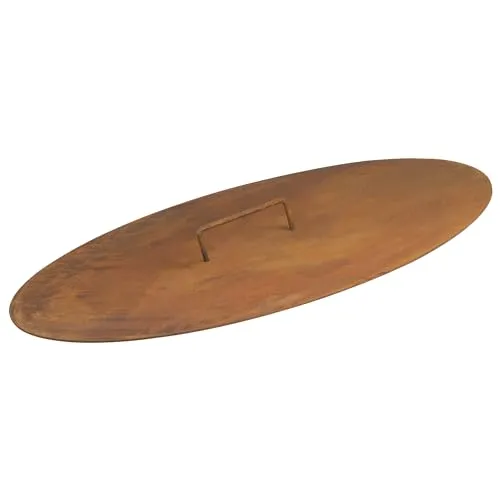 BBQ-Toro Feuerschalen Deckel Ø 80 cm – Rostoptik, sicher und praktisch - Schützen Sie Ihre Feuerschale mit dem BBQ-Toro Deckel aus robustem Stahl. Ideal für 80 cm Durchmesser, verhindert er Funkenflug und sorgt für Sicherheit im Freien. Mit praktischem Griff für einfache Handhabung und hoher Wetterbeständigkeit.