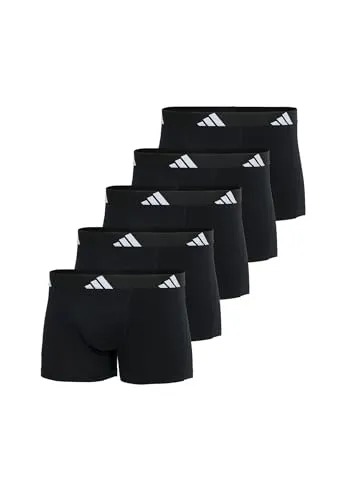 adidas Performance Boxershorts BOXER TRUNK 5P XXL - Herrenunterhosen im praktischen 5er-Pack, aus 95% Baumwolle für hohen Tragekomfort und perfekte Passform