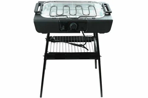 Elektrogrill KYNAST 2in1 Tisch- & Standgrill schwarz 2000 Watt - Vielseitiger Elektrogrill als Tisch- und Standgrill, leistungsstark mit 2000 Watt für perfektes Grillvergnügen drinnen und draußen.