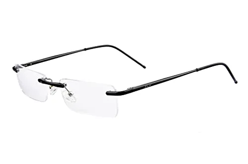Edison & King Lesebrille Clarity – Leichte randlose Brille mit entspiegelten Gläsern - Lesebrille für brillantes Sehen mit rahmenlosem Design, ideal für Alltag und besondere Anlässe. Hochwertige, bruchfeste Gläser und federleichte Bügel sorgen für Komfort und Langlebigkeit.