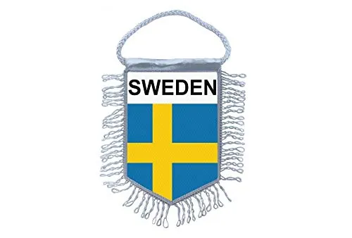 Akachafactory Wimpel Mini Flagge Fahne flaggen miniflagge schweden