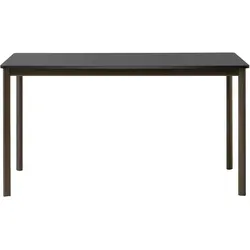 &Tradition Drip HW58 Esstisch, 140 x 80 cm, bronzed / fenix nano laminat schwarz