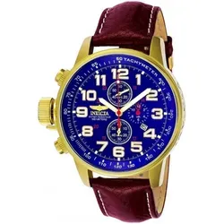 Invicta I-Force Chronograph Herrenuhr 3329 - Elegante Herrenuhr mit 46 mm Edelstahlgehäuse und blauem Zifferblatt. Präzises Quarzuhrwerk, 10 bar wasserdicht und kratzfest. Ideal für Alltag und besondere Anlässe.