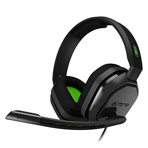 ASTRO Gaming A10 Gaming-Headset mit Kabel, Leicht & Robust, ASTRO Audio, Dolby ATMOS, 3,5mm Anschluss, Xbox Series X|S, Xbox One, PS5, PS4, Nintendo Switch, PC, Mac, Smartphone - Schwarz/Grün