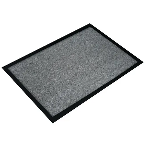 Floortex FC46080VALGR Doortex valuemat grau 60 x 80 cm - Fußmatte für Innenräume, strapazierfähig mit rutschfestem Vinylrücken und optimaler Schmutz- und Feuchtigkeitsaufnahme für einen sauberen Eingangsbereich.
