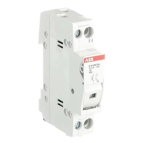 ABB 2CSM206573R1801 E 91HN/32S Sicherungshalter - Sicherungshalter für 400 V, ideal zum Schutz gegen Überlasten und Kurzschlüsse, erhältlich als 1P+N- oder 3P+N-Modul für vielseitige Anwendungen.