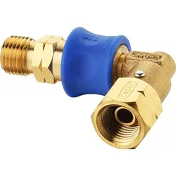 CADAC Quick Release Kupplung rotierend - Praktisches 90° Quick Release Kupplungsset für Gasschläuche. Ideal für schnelles Trennen und Anschließen beim Grillen. Sicher und einfach in der Handhabung.