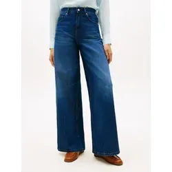 Tommy Hilfiger Weite Jeans DNM NEW DOREEN 70'S WIDE LEG HW - Lässige Baumwoll-Jeans mit weitem Schnitt und hoher Taille für einen entspannten Look. Ideal für den Alltag, mit praktischen Taschen und modernem Design.