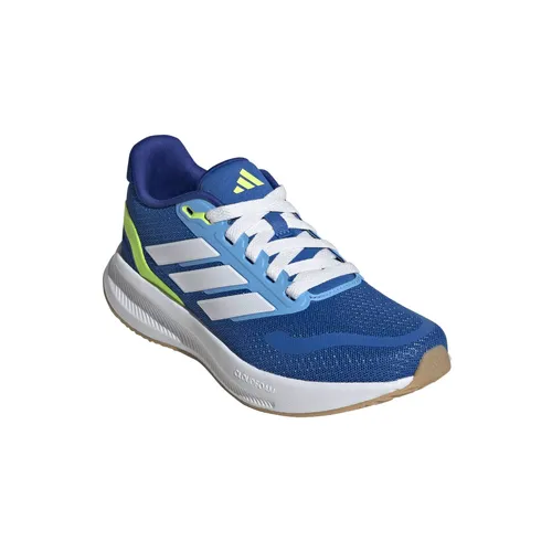 Adidas Runfalcon 5 Kinder - Blau - Laufschuhe für aktive Kinder, mit Cloudfoam Zwischensohle für optimalen Komfort und mindestens 20 % recycelten Materialien für nachhaltigen Genuss.