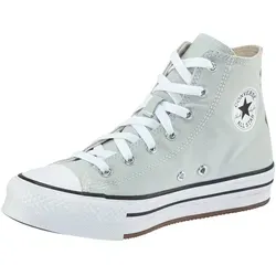 Sneaker CONVERSE "CHUCK TAYLOR ALL STAR EVA LIFT PLAT", Gr. 39, rainwashed grau - Sportliche Sneaker aus atmungsaktivem Textil mit individueller Schnürung für optimalen Sitz und rutschfester Sohle – perfekt für lässige Freizeitlooks.