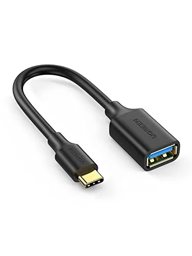 UGREEN USB C auf USB 3.2 Adapter für Laptop Tablet Handy USB C OTG Adapterkabel kompatibel mit iPhone16 15 Serie iPad Pro, MacBook Pro 2022, Galaxy S23 Ultra/S22/A53, Huawei Pro/Mate Series usw.