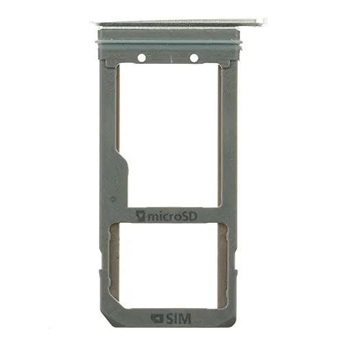 NG-Mobile Simkarten SIM Karten Try Halter Schlitten Einschub für Samsung Galaxy S7 Edge SM-G935F Silber