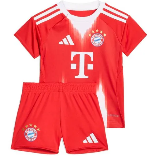 adidas FC Bayern München 25-26 Heim Teamtrikot Kinder - Kleidung für kleine Fans, im Heim-Design mit AERO.RDY-Technologie für optimalen Komfort und Atmungsaktivität.