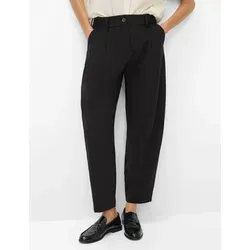 Brax Damen Hose Style MEGAN S BLACK, Schwarz, Gr. 36L - Elegante Barrel Hose im O-Shape-Design, ideal für vielseitige Outfits und komfortable Trageerfahrung.