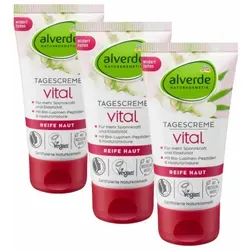 dm-drogerie markt GmbH & Co. KG Tagescreme Vital Bio-Lupinen-Peptide - alverde Naturkosmetik 3 x 50 ml, Tagescreme, alverde Naturkosmetik