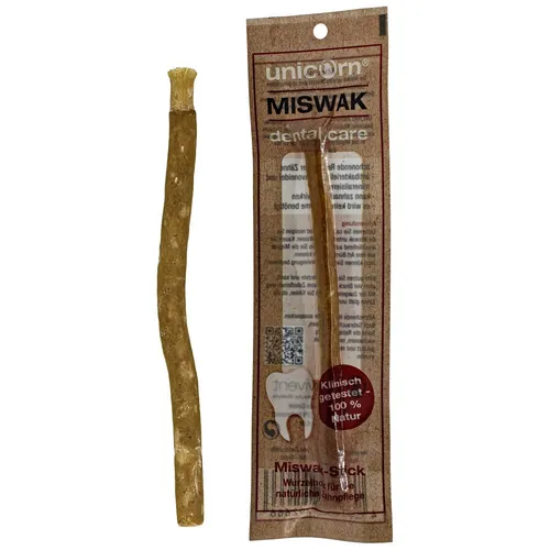 Miswak unicorn® Zahnpflegeholz - Natürliche Zahnpflege - Zahnpflegeartikel aus 100% natürlichen Materialien, unterstützt die Mundhygiene und sorgt für frischen Atem.
