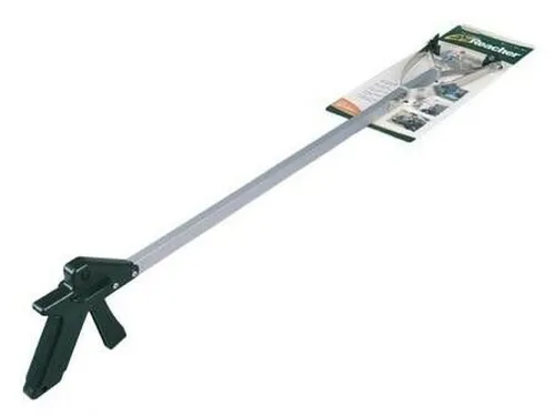 Abfallgreifer mit gebogenen Gummiplatten, 88 cm - Der Abfallgreifer mit gebogenen Gummiplatten ist ideal für das sichere Greifen von Abfällen und bietet eine praktische Lösung für eine saubere Umgebung. Mit einer Länge von 88 cm ist er vielseitig einsetzbar.