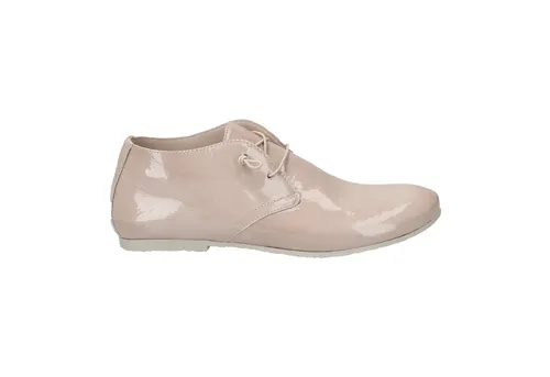 Donna Carolina Schnürschuhe 47.673.027 - Elegante Lackleder in Beige - Damen-Schnürhalbschuhe aus hochwertigem Lackleder, mit herausnehmbarer Decksohle für optimalen Tragekomfort und stilvolles Design.