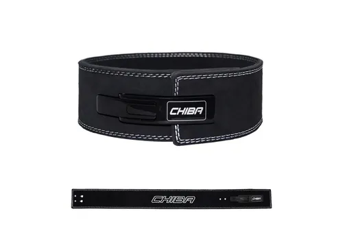 Chiba Kraftdreikampf Gürtel - Gewichthebergürtel aus hochwertigem Leder, ideal für Kraftsportler, bietet optimale Unterstützung beim Training im Fitnessstudio und beim Gewichtheben.