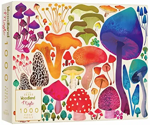 Elena Essex Puzzle 1000 Teile - Woodland Magic/Puzzle für Erwachsene/Puzzle Schwer 1000 / Pilz Farbe/Größe 70 x 50 cm