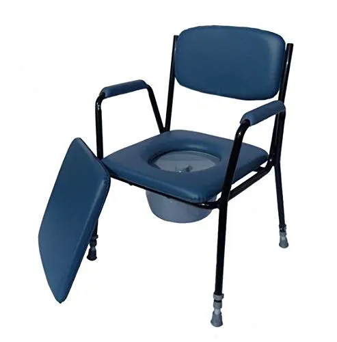 TS-0 Toilettenstuhl feststehend höhenverstellbar - Toilettenstuhl mit höhenverstellbarer Funktion, ideal für mehr Komfort und Sicherheit im Bad.