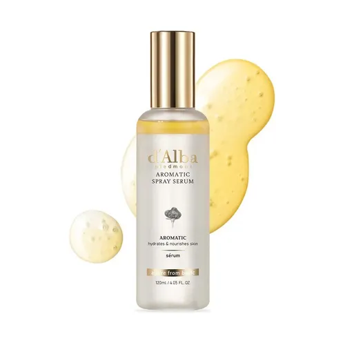 d'Alba Italian Weiß Truffle First Aromatic Spray Serum - Feuchtigkeitsspray für das Gesicht mit italienischem Trüffel, vegan und hypoallergen. Spendet intensiv Feuchtigkeit und verbessert die Hautelastizität nach nur 4 Wochen.