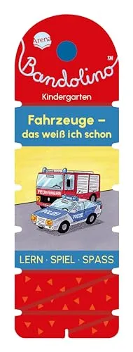Bandolino. Fahrzeuge – Das weiß ich schon: Lernspiel mit Lösungskontrolle für Kinder ab 4 Jahren