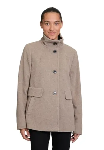 Wolljacke GIL BRET, Damen, Gr. 44, braun (walnut melange) - Funktionsjacken, wärmeisolierende Wollmischung für optimalen Kälteschutz, ideal für Spaziergänge und Freizeitaktivitäten.