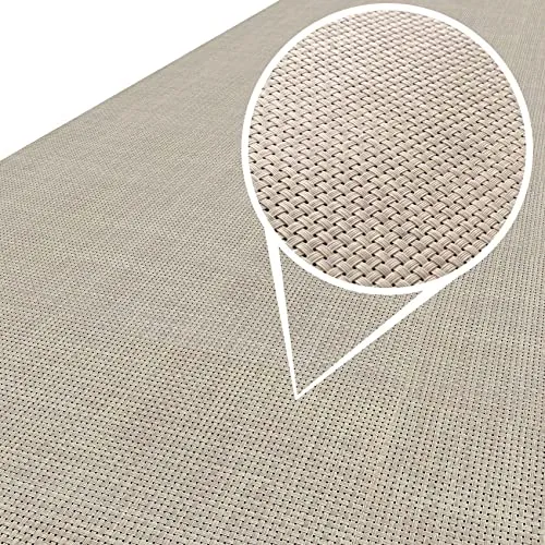 ANRO Läufer In-/Outdoor Teppich - Wetterfest und Abwaschbar für Balkon und Terrasse - Der vielseitige Läufer eignet sich ideal für drinnen und draußen. Mit seiner schmutz- und wasserabweisenden Oberfläche ist er pflegeleicht und schützt Ihre Böden. Rutschfeste Unterseite für mehr Sicherheit beim Laufen.